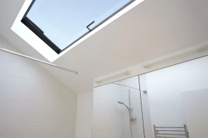 Attic bathroom rooflight