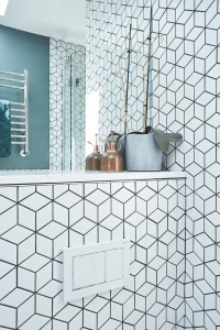 Shower room tiling
