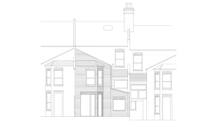 Proposed rear elevaton