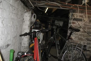 Partial basement & coal chute