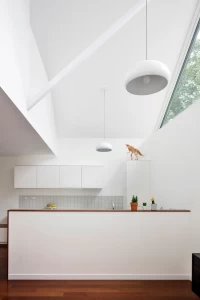 Kitchen & vaulted roof