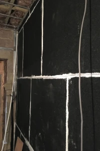 Party wall acoustic insulation
