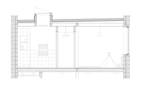 Side extension first floor section