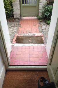 Front path