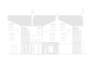 Proposed rear elevation