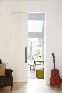 Sliding pocket door