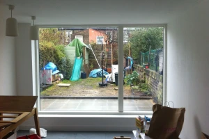 Dining room with garden view