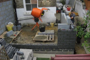 Rear extension setting-out