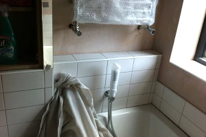 Bath & heated towel rail