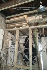 New partition & stair upgrade