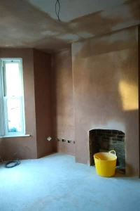 New plastering