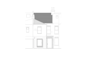 Proposed rear elevation