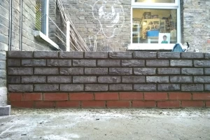 Side-infill extension setting-out