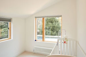 Bedroom 3 with vaulted ceiling