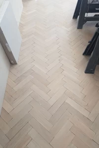 Oak parquet flooring