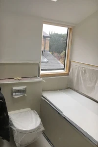 Bathroom tiling