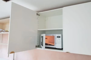 Concealed microwave