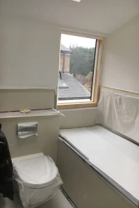 Bathroom tiling