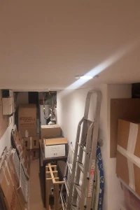 Basement utility room