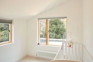 Bedroom 3 with vaulted ceiling