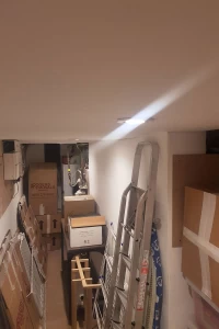 Basement utility room