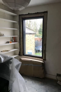 Rear bedroom window