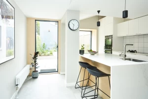 Kitchen island breakfast bar