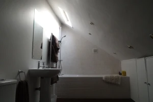 Attic bathroom