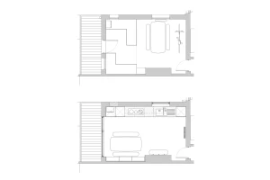 Existing & proposed floor plans