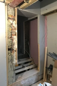 Connection to rear reception