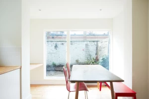 Dining with garden view & access