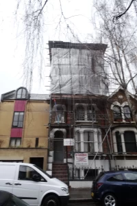 Scaffold & temporary roof