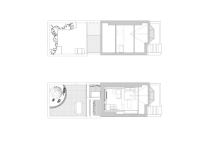 Existing & proposed attic plans