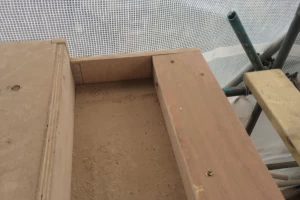 Concealed dormer gutter