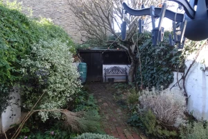 Rear garden garage