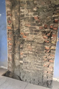 Chimney removal (bathroom)