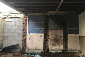 Chimney removal (kitchen)