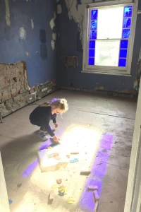 Bathroom strip-out