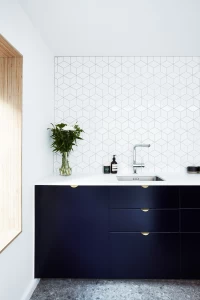 Resprayed IKEA kitchen units