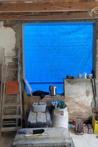 New kitchen window opening