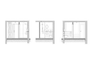 Shower room layouts