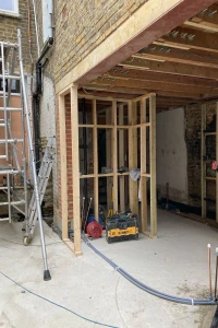 Timber studwork