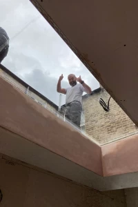 Flat rooflight installation