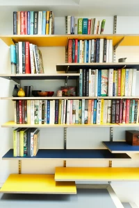 Library bookshelves