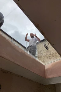 Flat rooflight installation