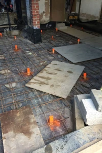 Rebar for new slab