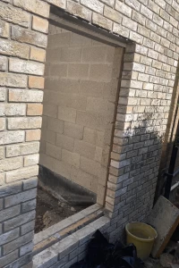 New brickwork