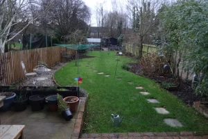 Rear garden