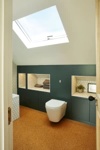 Attic bathroom
